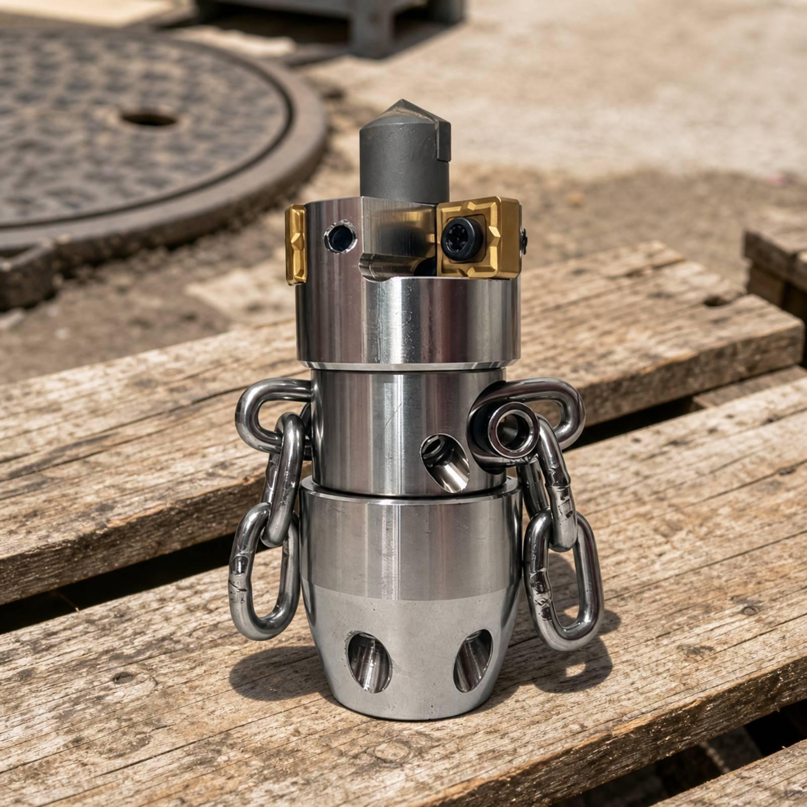 Rotating Drain Cleaning Nozzle - огляд і ціна Steel Chain
