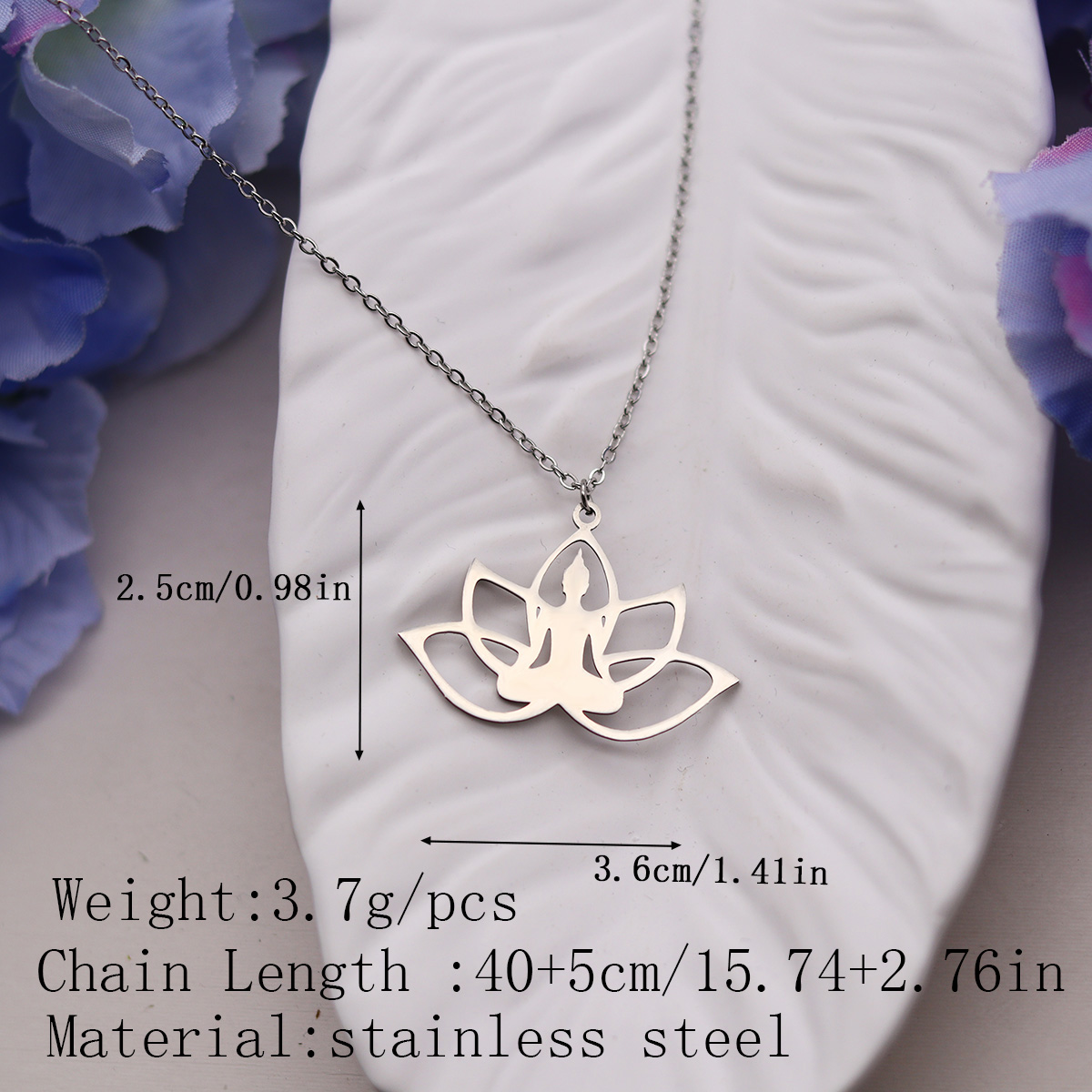 Kinitial Hindu Buddhism Medita - огляд і ціна Steel Chain
