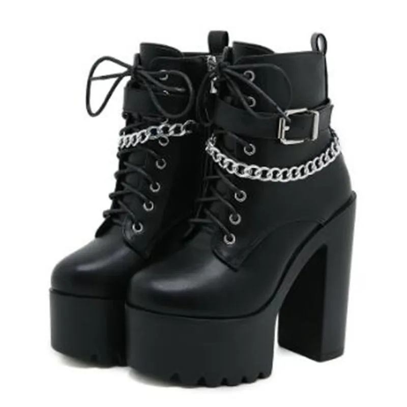 NEW Gothic Buckle Strap Ankle  - огляд і ціна Motorcycle Chain