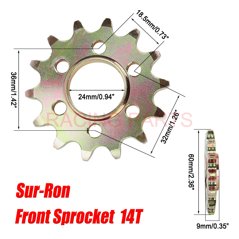 Motorcycle Accessory 14T Front - огляд і ціна Xcm Chain